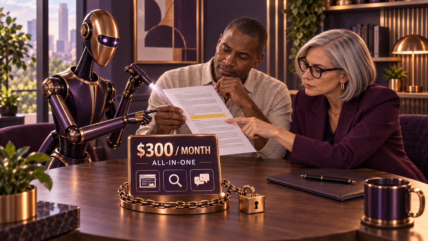 Locked into $300 a month