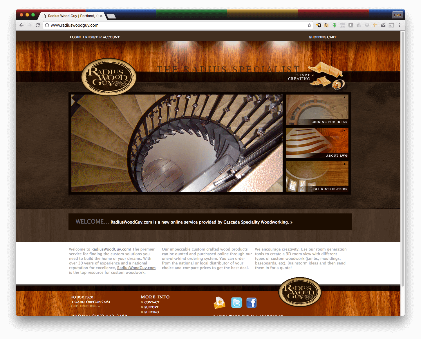 Radius Wood Guy Ordering System