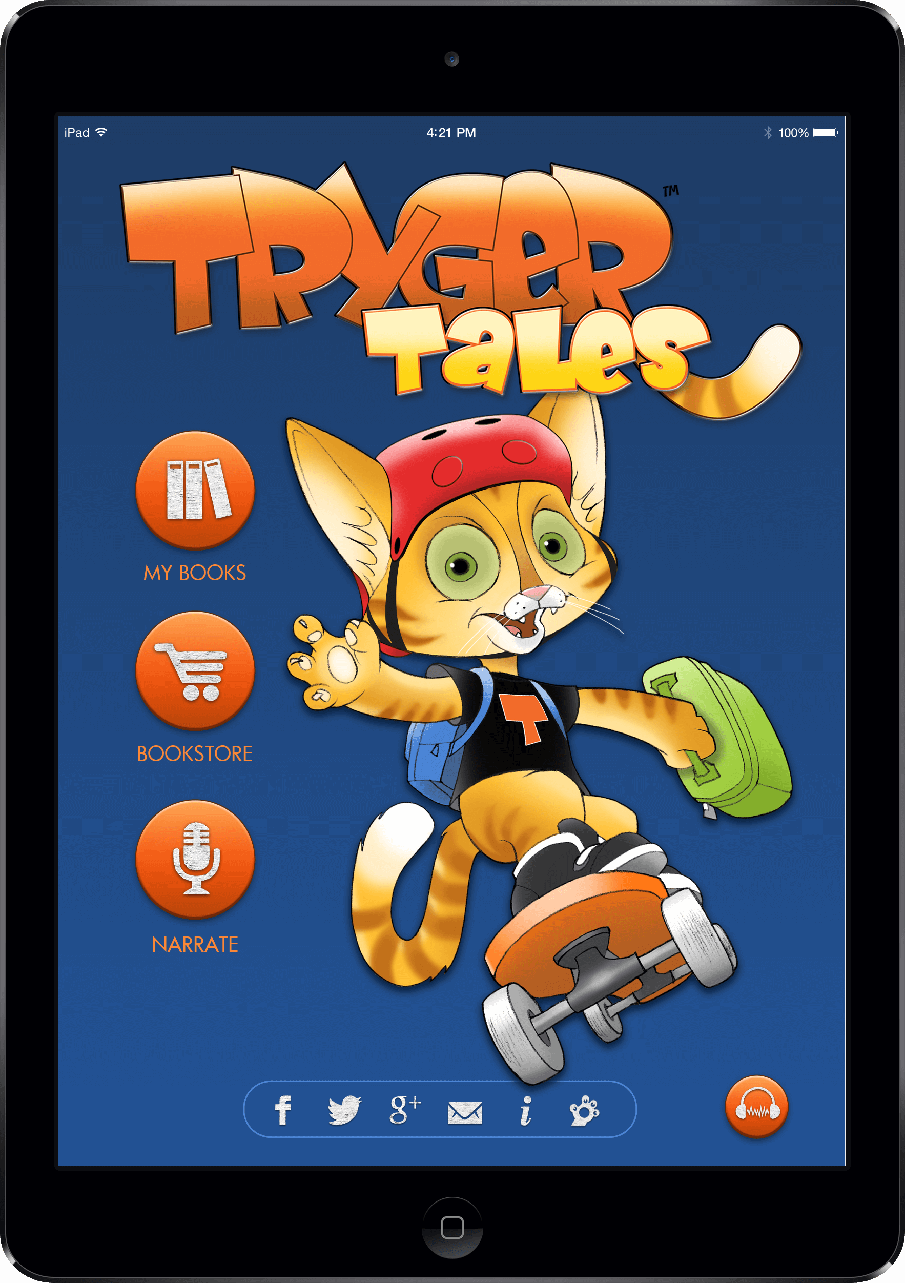 Tryger Tales Mobile App for iOS